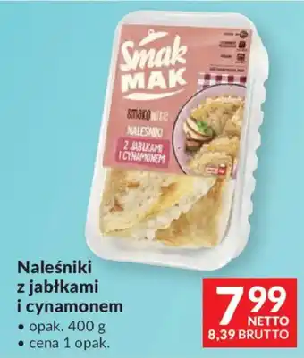 Smak Mak Naleśniki z jabłkami i cynamonem