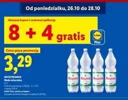 Lidl Woda mineralna Muszynianka oferta