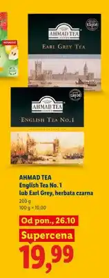Lidl Herbata czarna English Tea No. 1 Ahmad oferta