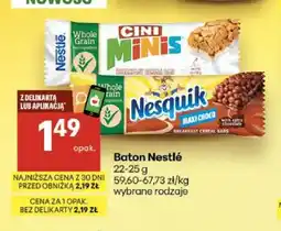 Delikatesy Centrum Baton Cini Minis Nestlé oferta
