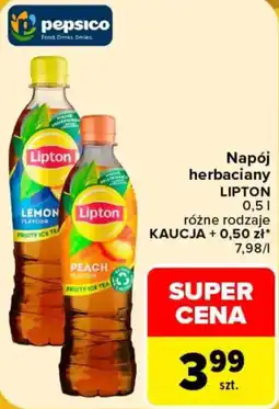 Carrefour Napój herbaciany LIPTON oferta
