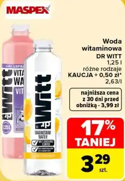 Carrefour Woda witaminowa DR WITT oferta