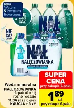 Carrefour Woda mineralna NAŁĘCZOWIANKA oferta