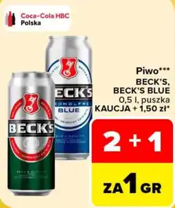 Carrefour Piwo BECK'S, BECK'S BLUE oferta