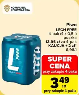 Carrefour Piwo LECH FREE oferta