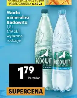 Delikatesy Centrum Woda mineralna Rodowita oferta