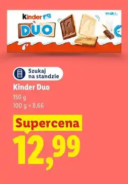 Lidl Ciastka Kinder Duo oferta