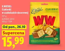 Lidl Cukierki w czekoladzie deserowej WW pumpkin spice E.Wedel oferta