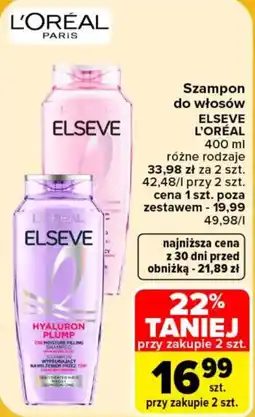 Carrefour Szampon do włosów Elseve L'Oréal oferta