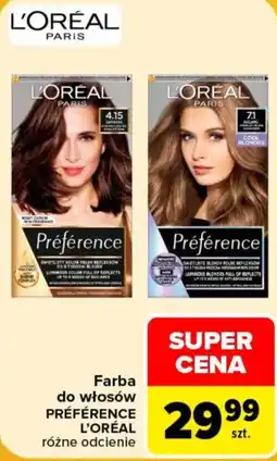 Carrefour Farba do włosów PRÉFÉRENCE L'ORÉAL oferta