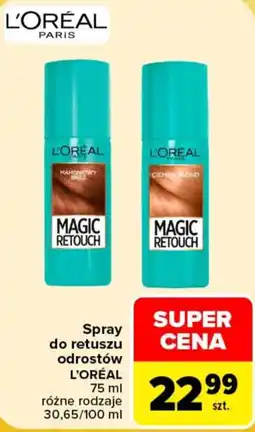 Carrefour Spray do retuszu odrostów L'Oréal Paris Magic Retouch oferta