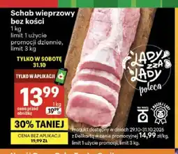 Delikatesy Centrum Schab wieprzowy bez kości oferta