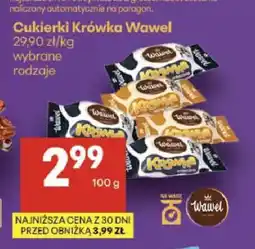 Delikatesy Centrum Cukierki krówka Wawel oferta