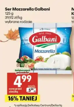Delikatesy Centrum Ser Mozzarella Galbani oferta