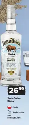 Netto Wódka czysta Żubrówka Biała oferta