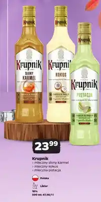 Netto Likier Krupnik mleczny słony karmel oferta