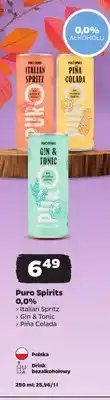 Netto Drink bezalkoholowy Puro Spirits 0,0% Italian Spritz oferta
