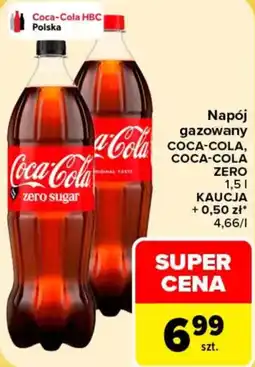 Carrefour Napój gazowany COCA-COLA, COCA-COLA ZERO oferta