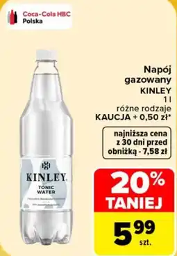 Carrefour Napój gazowany KINLEY oferta