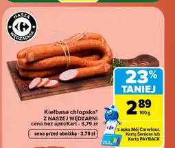 Carrefour Kiełbasa Z Naszej Wędzarni oferta