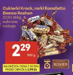 Delikatesy Centrum Rurki Konafetto Bianco Roshen oferta