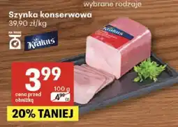 Delikatesy Centrum Szynka konserwowa Krakus oferta