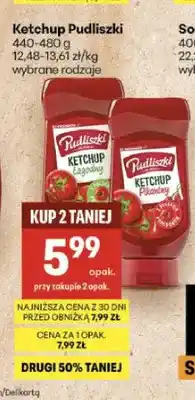 Delikatesy Centrum Ketchup Pudliszki oferta