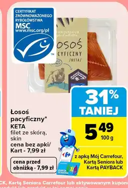 Carrefour Łosoś Keta oferta