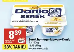 Delikatesy Centrum Serek homogenizowany Danio 4-pak oferta