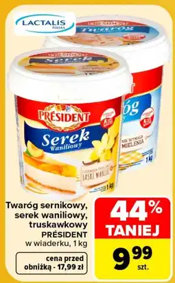 Carrefour Twaróg President oferta