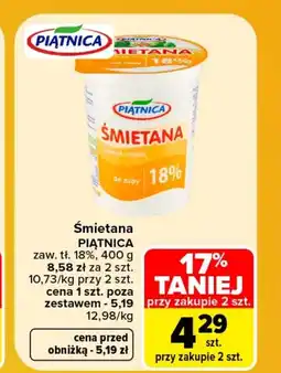 Carrefour Śmietana Piątnica oferta