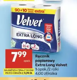 Delikatesy Centrum Ręcznik papierowy Extra Long Velvet oferta