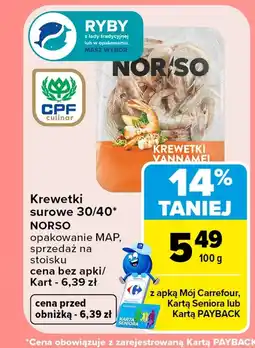 Carrefour Krewetki Norso oferta