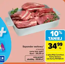 Carrefour Szponder wołowy Carrefour oferta