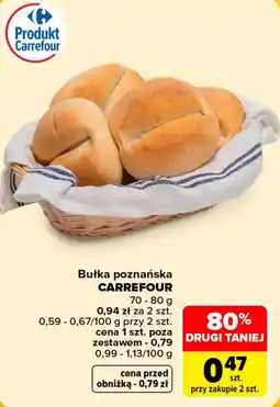 Carrefour Bułka poznańska Carrefour oferta