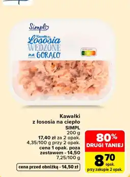 Carrefour Kawałki z łososia na ciepło SIMPL oferta