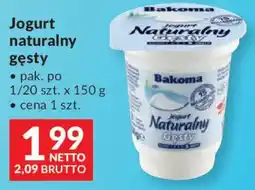 Makro Jogurt Naturalny Gęsty Bakoma oferta
