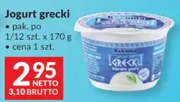 Makro Jogurt grecki Bakoma oferta