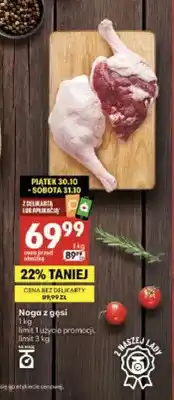 Delikatesy Centrum Noga z gęsi oferta