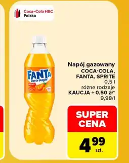 Carrefour Napój gazowany Fanta oferta