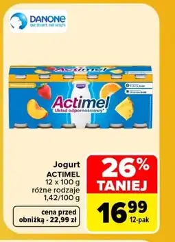 Carrefour Napój mleczny Actimel oferta