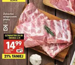 Delikatesy Centrum Żeberka wieprzowe płaty oferta