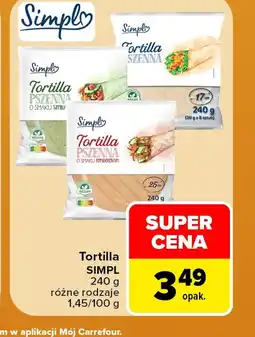 Carrefour Market Tortilla Simpl oferta