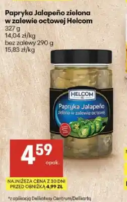 Delikatesy Centrum Papryka Jalapeño zielona w zalewie octowej Helcom oferta