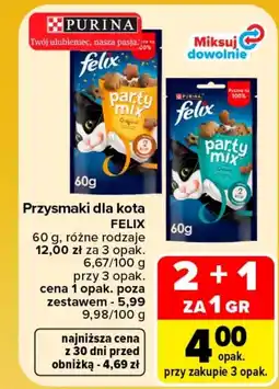 Carrefour Przysmak dla kota Felix oferta