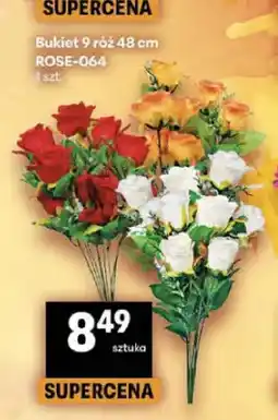 Delikatesy Centrum Bukiet 9 róż 48 cm ROSE-064 oferta