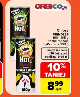 Carrefour Chipsy Pringles oferta
