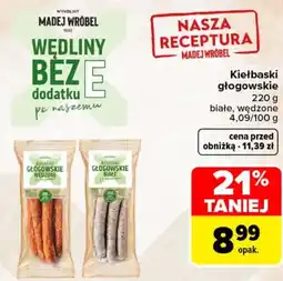 Carrefour Kiełbaski głogowskie Madej Wróbel oferta