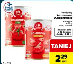 Globi Pomidory krojone Carrefour oferta