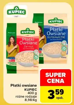 Carrefour Płatki owsiane Kupiec oferta
